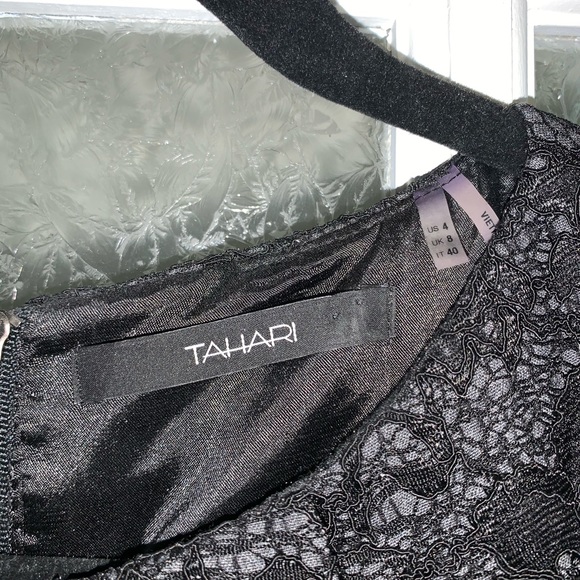 TAHARI LACE DRESS - Picture 3 of 5